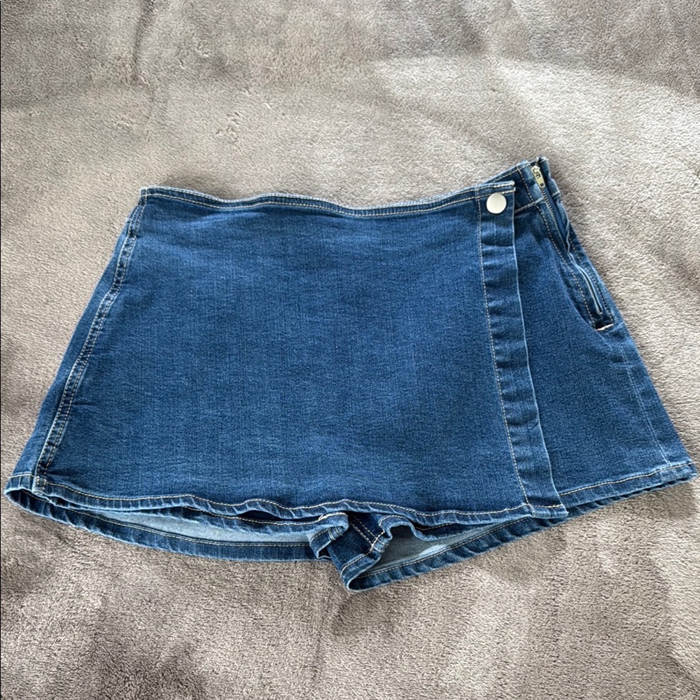 Denim Blue Women's Skort